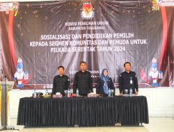 KPU Tanggamus Gelar Sosialisasi Pendidikan dengan Sasaran Pemuda dan Komunitas