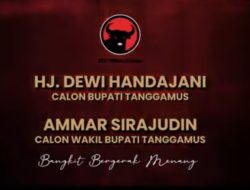 Sah, PDIP Usung Pasangan Dewi Handajani – Ammar Sirajudin di Pilkada Tanggamus 2024