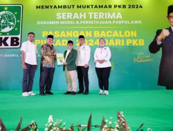 Ketum PKB Serahkan B1-KWK ke H. Moh. Saleh Asnawi – Agus Suranto Maju di Pilkada Tanggamus