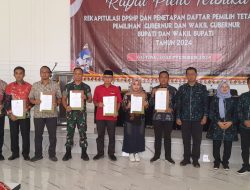 KPU Gelar Rapat Pleno Terbuka Rekapitulasi DPSHP dan Penetapan DPT Untuk Pilgub dan Pilbup Tanggamus