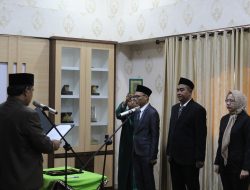 Tiga Pejabat Administrator di Disdukcapil Pringsewu Dilantik