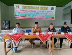 Serap Usulan Masyarakat, Pekon Wonoharjo Gelar Musdus