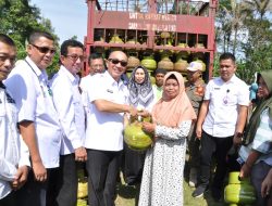 Cegah Peningkatan Inflasi Pemkab Tanggamus Gelar Pasar Murah di Kecamatan Sumberejo