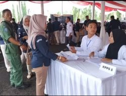 KPU Tanggamus Buka Simulasi Pemungutan dan Perhitungan Suara, PPK dan PPS 