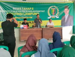 Anggota DPRD Lampung Seh Ajeman Gelar Reses Tahap II Tahun 2024 di Tanggamus