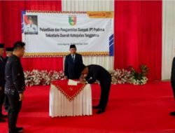 Suaidi Resmi Jabat Sekda Tanggamus Definitif: Ini Pesan Pj Bupati
