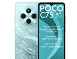 Harga Satu Juta Rupiah Poco C75 5G Resmi Meluncur, Hp Murah Spek Tinggi Snapdragon 4s Gen 2