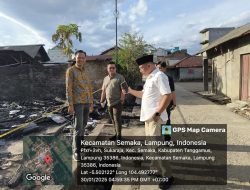 DPRD Tanggamus Kunjungi Korban Kebakaran di Pekon Sukaraja 