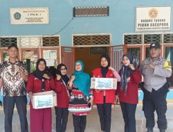 Sibat PMI Pekon Kacapura Bantu Penggalangan Dana untuk Korban Kebakaran 