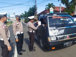 Sat Lantas Polres Tanggamus Kampanye Keselamatan Lalulintas