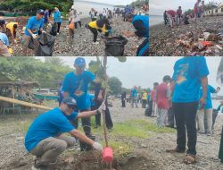 Peringati HPSN 2025, Pemkab Tanggamus Kolaborasi dengan MSA Gelar Aksi Bersih Pantai Muara Indah