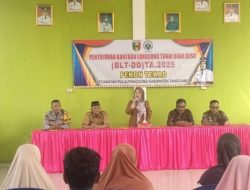 9 KPM Pekon Tekad Terima BLT Dana Desa Tahap Pertama