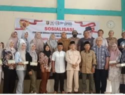 Anggota DPRD Lampung Gelar Sosialisasi Pembinaan Ideologi Pancasila dan Wawasan Kebangsaan di Pekon Sinar Banten