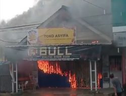 Ruko di Kotaagung Ludes Terbakar
