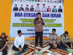 Doa Bersama dan Ikrar Damai Wujudkan Tanggamus yang Aman