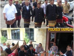 Kapolres Tanggamus Terima Kunjungan Silahturahmi Tiga Marga Adat Kebuayan