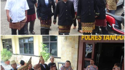 Kapolres Tanggamus Terima Kunjungan Silahturahmi Tiga Marga Adat Kebuayan