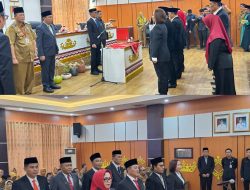 Sejumlah Pejabat, Resmi dilantik Wakil Bupati Tanggamus Ini Daftarnya: