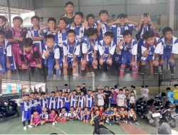 Sparing Persahabatan Futsal SDN 1 Gunung Terang dan SDN 2 Segalamider Berlangsung Seru dan Penuh Sportivitas
