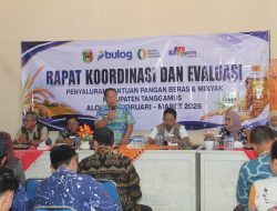 Perum Bulog Gelar Rapat koordinasi dan Evaluasi Penyaluran Bantuan Pangan di Tanggamus