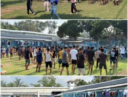 Jaga Kebugaran Warga Binaan, Lapas Kotaagung Gelar Senam Bersama
