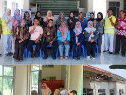 Terjang Jalur Laut, Dinkes Tanggamus Tinjau Pembangunan Pustu Kaur Gading dan Evaluasi Puskesmas Martanda