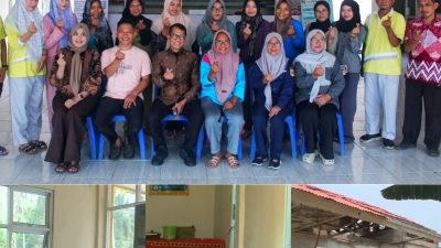 Terjang Jalur Laut, Dinkes Tanggamus Tinjau Pembangunan Pustu Kaur Gading dan Evaluasi Puskesmas Martanda